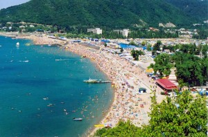 Пляж в Архипо-Осиповке